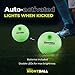 Tangle Creations NightBall Light Up Soccer Ball (Size 5, Green)
