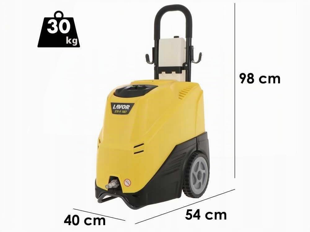 Lavor Limpiador de Alta Presión Agua Caliente y Fría XTR-R 1107, Temperatura Agua 80°C, Potencia 135 Bar máximo, caudal 450 l/h máximo, Motor 2100 Watt