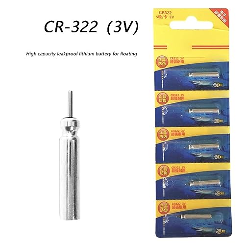 Pilas CR322 botón 3V pack 5 piezas alta duración miniatura 5