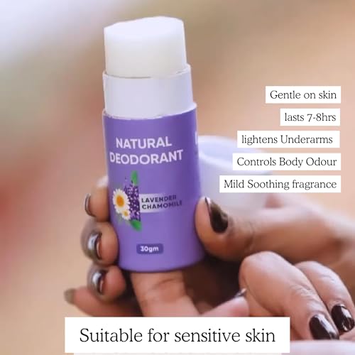 Image of Bitamin Natural Deodorant Underarm Roll On with 5% Vitamin C | Natural Deodorant for Men & Women | Made in India | No Aluminium, No Alcohol, No Parabens & No Triclosan | 8 Hour Odour Control | Oud Gold -30g (Pack of 1)