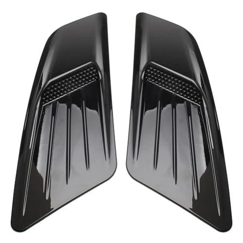 Style carbone écope de capot Mustang 2015-2022 panneau de ventilation ABS - 4
