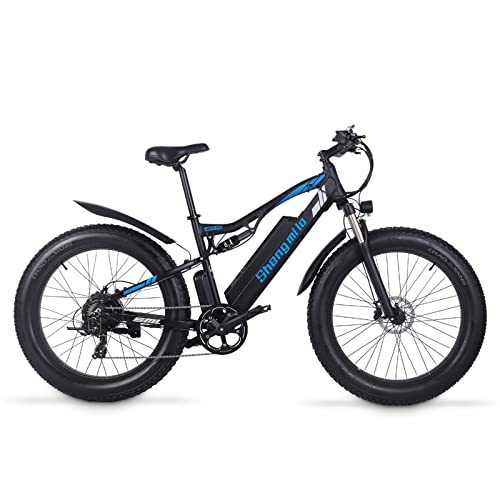 Shengmilo MX03 Electric Bikes for Adults, 26 * 4.0 Inches Fat Tire Electric Bike, Ebikes for Adults Equipped with… - Image 3
