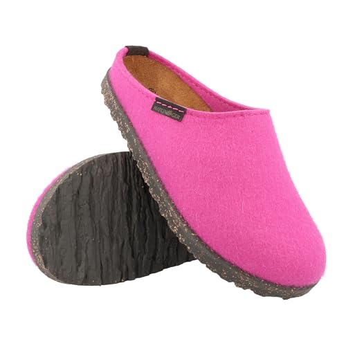Image of HAFLINGER Manhattan Felt Clog Wool Slipper Unisex