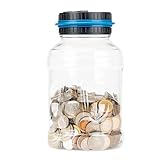 Digitaler Minister, LCD-Count Money Glass, automatische Spardosen...