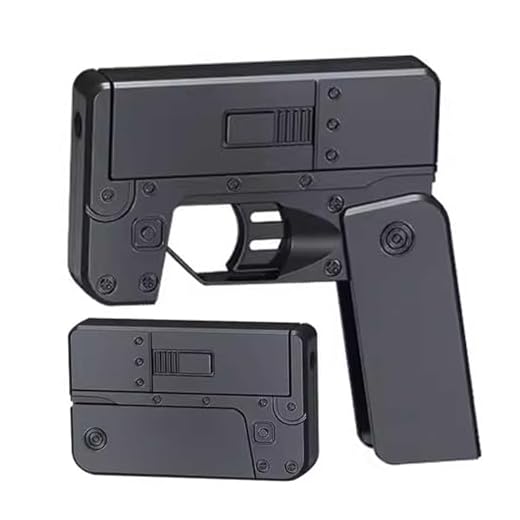 IXPIUZB Pistolet Jouet avec 28 Balles,Jouet De Pistolet à Balles Souple Pliantes,Pistolet Jouet PortéE De 8-10m PortéE Pistolet à Billes éJection,Jeux IntéRieurs Et ExtéRieurs Cadeau