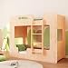 Produktbild smartwood Etagenbett 2 Kinder 70x160 - Holz - Leiter Rechts - Hochbett Mimi BP mit Lattenrost & Rausfallschutz für Jungen & Mädchen - Belastbar bis 230 kg