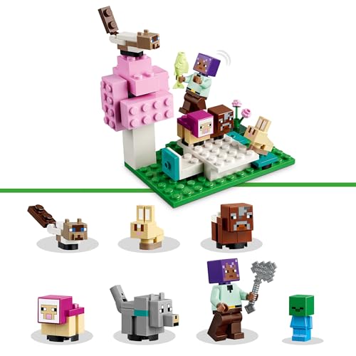 Image of LEGO Minecraft The Animal Sanctuary Set 21253 (206 Pieces)