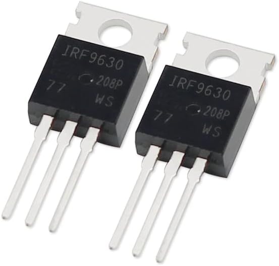 Transistor 5pcs IRF9630 Transistor 9630 IRF9630PBF TO220 MOSFET MOSFT FETs TO-220 Field Effect Transistors Set Electronic Component
