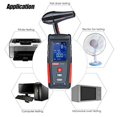 Medidor EMF Digital Detector Radiación Electromagnética miniatura 6