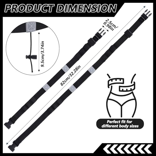 Triathlon Startnummernband,Verstellbar Laufgürtel mit Nummernhalter,Elastisch Marathon Startnummernband,Running Belt mit 6 Gel-Halter,Geeignet für Triathlon Marathon Radfahren Laufen