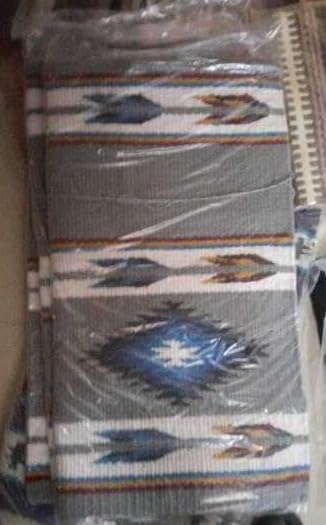 HUMAYL Saddlery New Zealand Show Horse Saddle Blanket Saddle Pad/Blanket for Horses Western Design Handmade Wool Saddle Blanket Top Wool Saddle Pad Regular Size : 34" L x 36" W x 1" inches, SHOW39