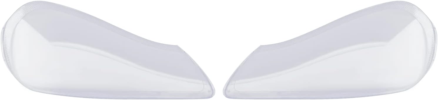 Headlight Lens Cover for Porsche Cayenne 2008 2009 2010 Driver Side and Passenger Side Headlamp Lens Cover Replacement Pair Lampshade Lens Cover Transparent Shell Car