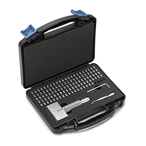 GRAVUREM Jeu de 100 caractères à frapper avec porte caractères / 3mm