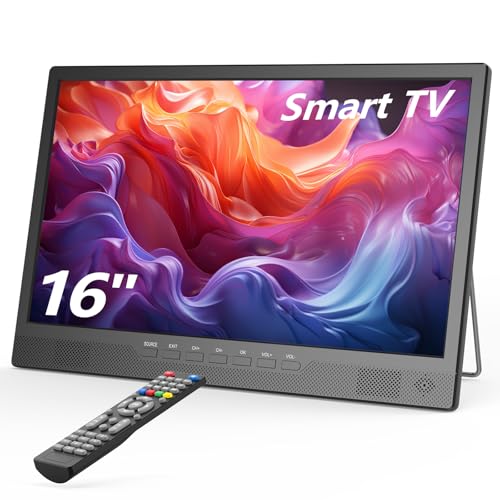 Desobry 16 inch Small Smart TV