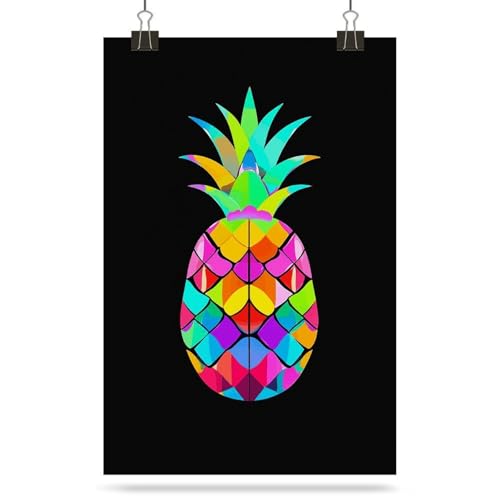 Ananas marbre vif affiches murales au design vintage et raffiné - 8