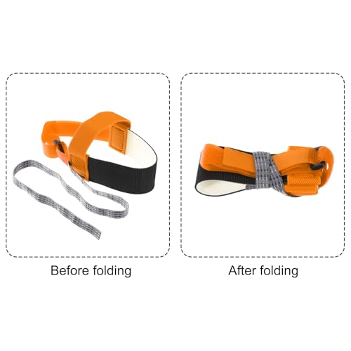 Image of MECCANIXITY 10pcs ESD Anti Static Foot Heel Straps Anti Static Wrist Strap Band Adjustable for Grounding Removing Static Orange