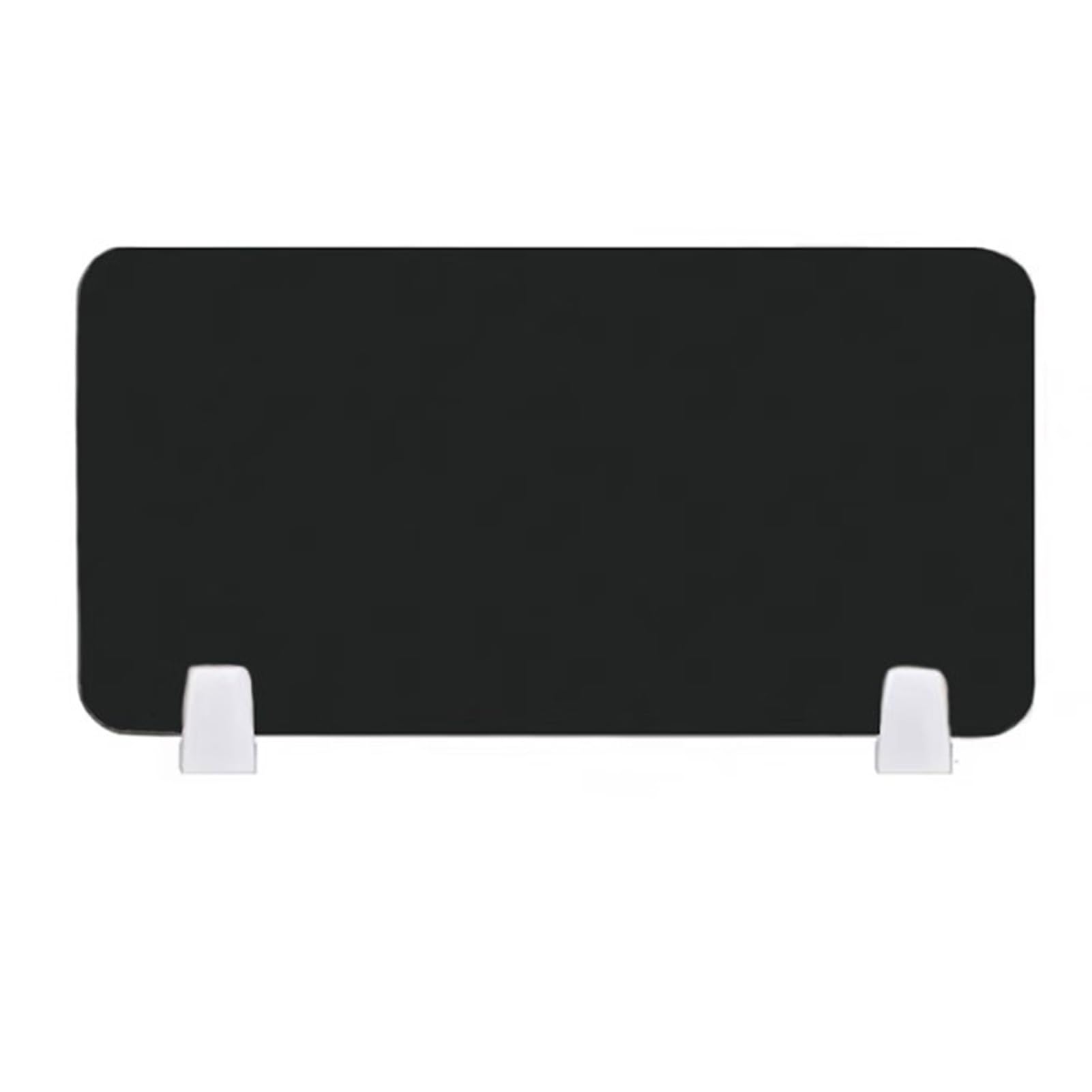 GJZQDKX Soundproof Desk Divider Panel - Acoustic Office Partition Freestanding with Rounded Edges for Home Library Classroom (30x100CM Black)