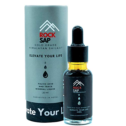 Organic Himalayan Shilajit Liquid - Natural Fulvic Acid, 85 Trace Minerals, Magnesium, Zinc and More for Immune Support, Heart Health and Mood - 10% of Sales Go to Days for Girls International