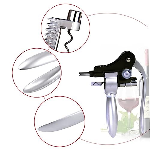 Tire-bouchon pour vin compact facile à ranger au design ergonomique