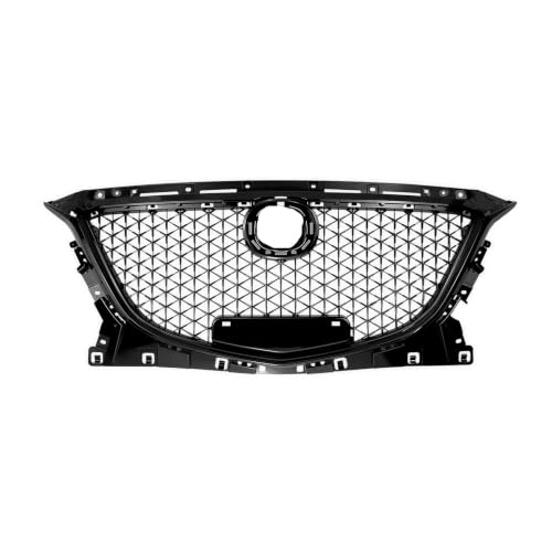 Grille de course Mazda 3 Axela calandre avant double barre noire look sport