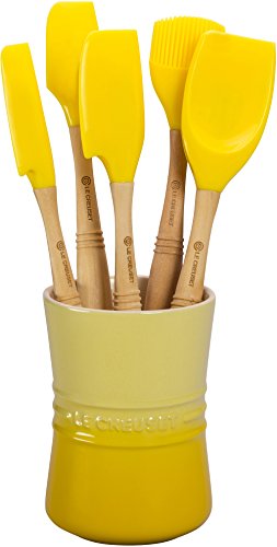 Le Creuset Revolution 6-Piece Silicone Kitchen Set, Soleil