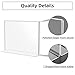 Display4top 8.5x11 Acrylic Sign Holder, T Shape Double Sided Table Top Display Stand, Clear Plastic Paper Menu Ad Frame, Flyer Display Holder for Restaurants Hotels Stores Office Desktop (6 Pack)