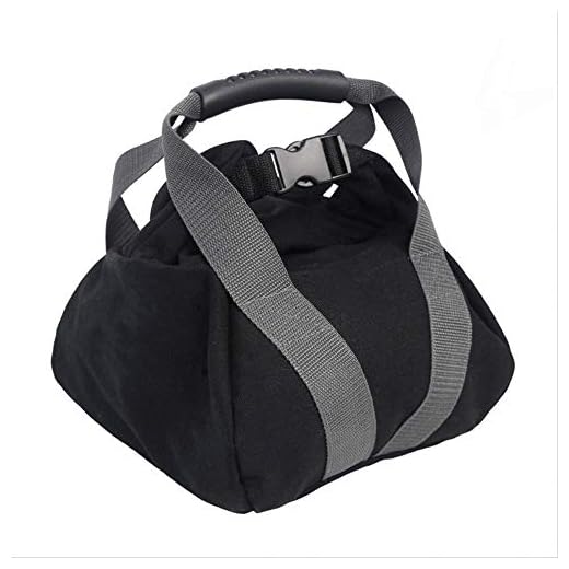 Bolsa de Arena Power Training Power Bag con Asas Peso Ajustable Fitness Powerbag para Levantamiento de Pesas Ejercicio Entrenamiento Funcional Lona Negro 10KG