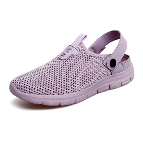 Twinice Zuecos para mujer y hombre, zapatillas de jardín, sandalias de verano, sandalias de playa, 28-46 EU, 2406 Trosablua, 41 EU