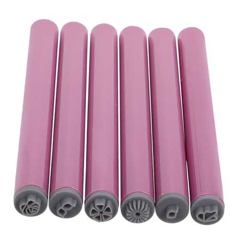 MERRYHAPY 6pcs Floral Nail Art Stamping Pen Decoration Tools for Precision Patterns and Geometric Designs for All Skill Levels and Easy to Use