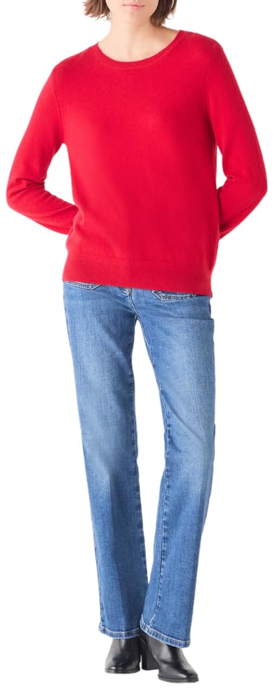 Caroll 242K-MAGDA2 - Jersey de Cachemira para Mujer, Rojo, Talla XS
