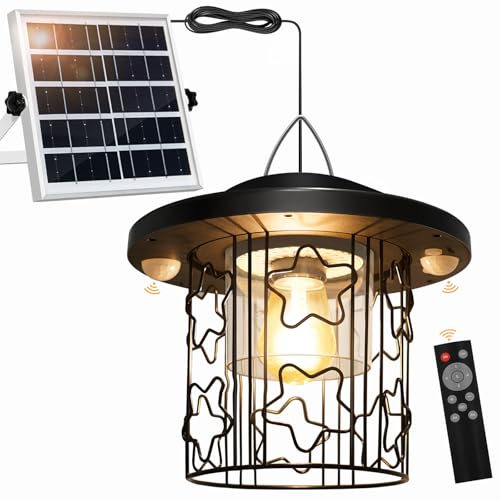 AEQ Solar Shed Light Outdoor Indoor, Solar Gazebo Lights 3000LM