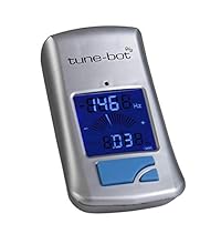 Measuring device for skin tension and pitch has frequency and tone mode can be mounted on the hoop Easy to read display with backlight Tune Bot Gig, Case, Manual