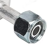 AC Hose Fitting Beadlock, 1/2in Straight Air Conditioning Aluminium Splicer, 10 Pieces, for Car Truck Engineering Vehicles