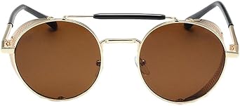 Fashionable Round Vintage Sunglasses UV Protection Gifts Metal Frame Sunglasses Sun Glasses Unisex Wide Application