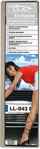 CPC 246150 Soporte Matrícula de acero inoxidable, 1 pieza