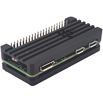 Raspberry Pi Zero 2W Case - Aluminum Passive Case with Pin Header for Zero 2W/W