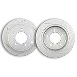 ECCPP 53036 2pcs Rear Solid Disc Brake Rotors 262mm Fit For Chrysler 200 2011-2014,For Chrysler Sebring 2007-2010,For Dodge Avenger 2008-2014,For Dodge Caliber 2007-2012,For Jeep Compass 2007-2017