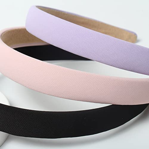 Cuizhiyu Solid Simple Headbands For Women 0.7Inch Plain Soft Fabric Hairbands No Slip Fashion Cute Hair Bands For Girls Pack Of 6 thumb #4