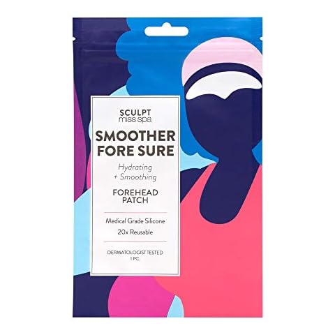 MISS SPA Forehead Silicone Anti-Wrinkle Patch, Reusable 20 Times, Hydrating Smoothing Forehead Patches, Anti-Aging Face Patches, Overnight Silicone Patches, Skin Care Products, Dermatologist Tested Cover