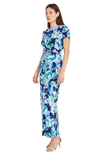 Image of Donna Morgan Women's Twist Detail Maxi Dress for Women | Cocktail & Wedding Guest | Casual Dresses for Women