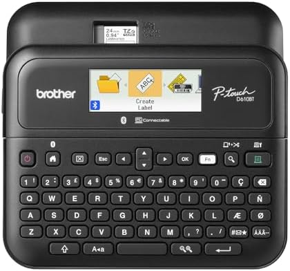 Brother P-touch PT- D610BT Business Professional Connected Label Maker Connect and Create via Bluetooth on TZe Label Tapes up to 1 inch.