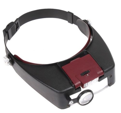 Grand Index 4 Lens:1.5X 3X 6.5X 8X Magnification Helmet Loupe The Helmet Magnifier Magnifying Glass Mg81007-A #TOP1