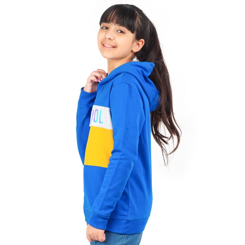 Image of Real Basics Girls Cotton Hooded Sweatshirt (Pack of 1)
