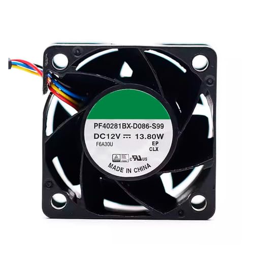 Ventilador de refrigeración de 4 pines 4028 DC12V para cajas de ordenadores y servidores