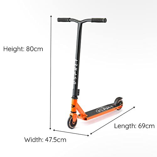Osprey Stunt-Scooter für Kinder und Erwachsene, 360° Lenker - Orange – Ansicht 3