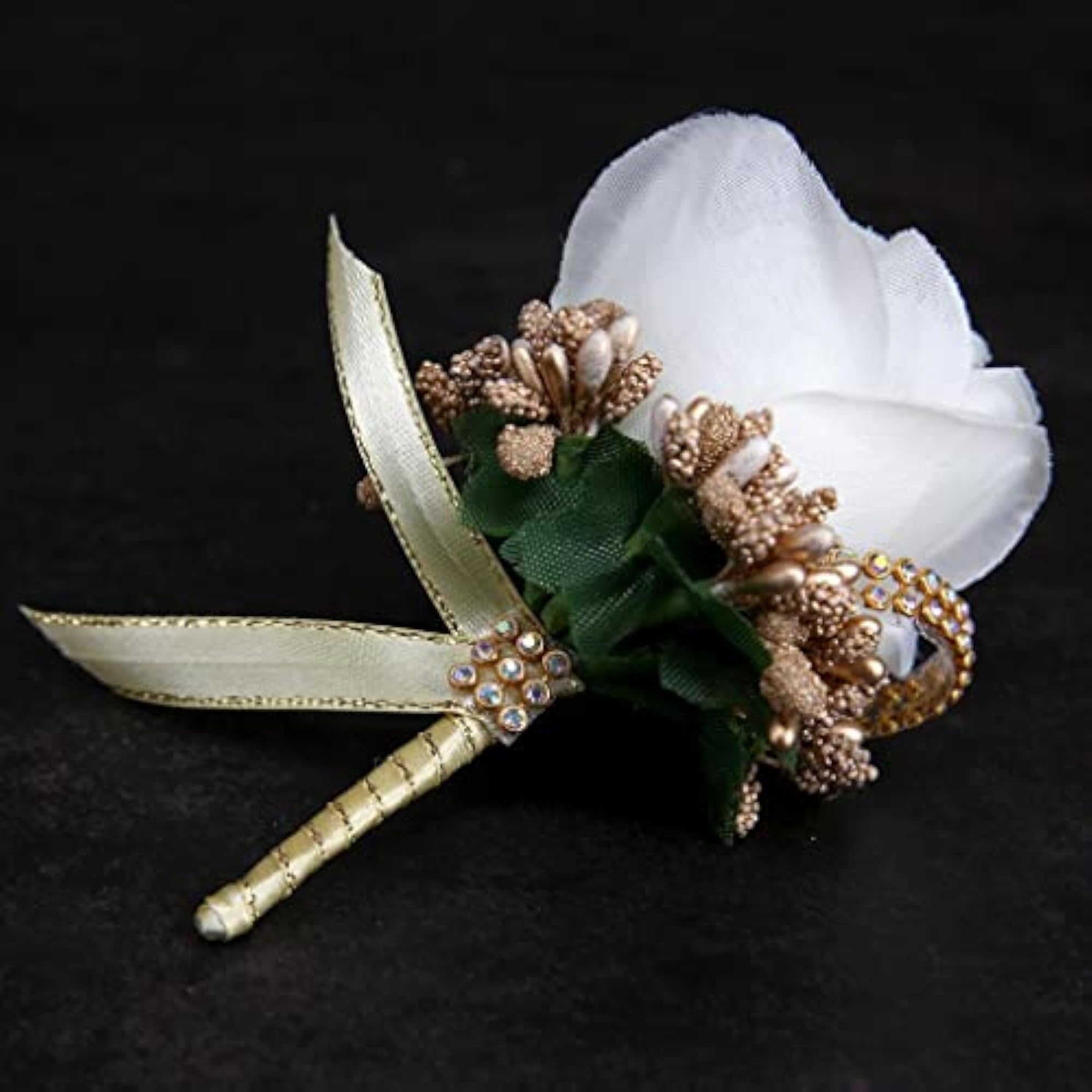 12pc Stimulation Rose Flower Brooch Pins for Weddings