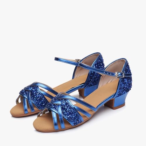 Shoes for Girls Kids Ballroom Tango Latin Dance Sandals Flower Girl Shoes3