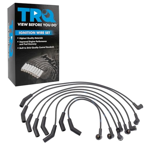 TRQ Spark Plug Wire Set Compatible with 1999-2004 Land Rover Discovery 1999-2002 Range Rover