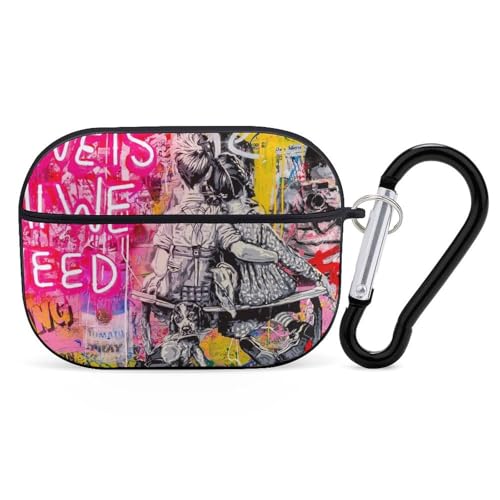 Ή AirPods Pro2 P[X oNV[ _A[g Jrit h~ Sʕی ϏՌ CX[dΉ  v[g Black-style-11