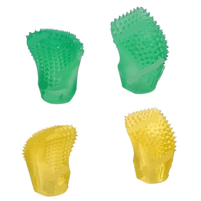 Compatibile con RadioMaster Punte Joystick Ergonomiche Coppia | Tappo resina antiscivolo per V16 V14 Boxer AG01(M4 yellow)